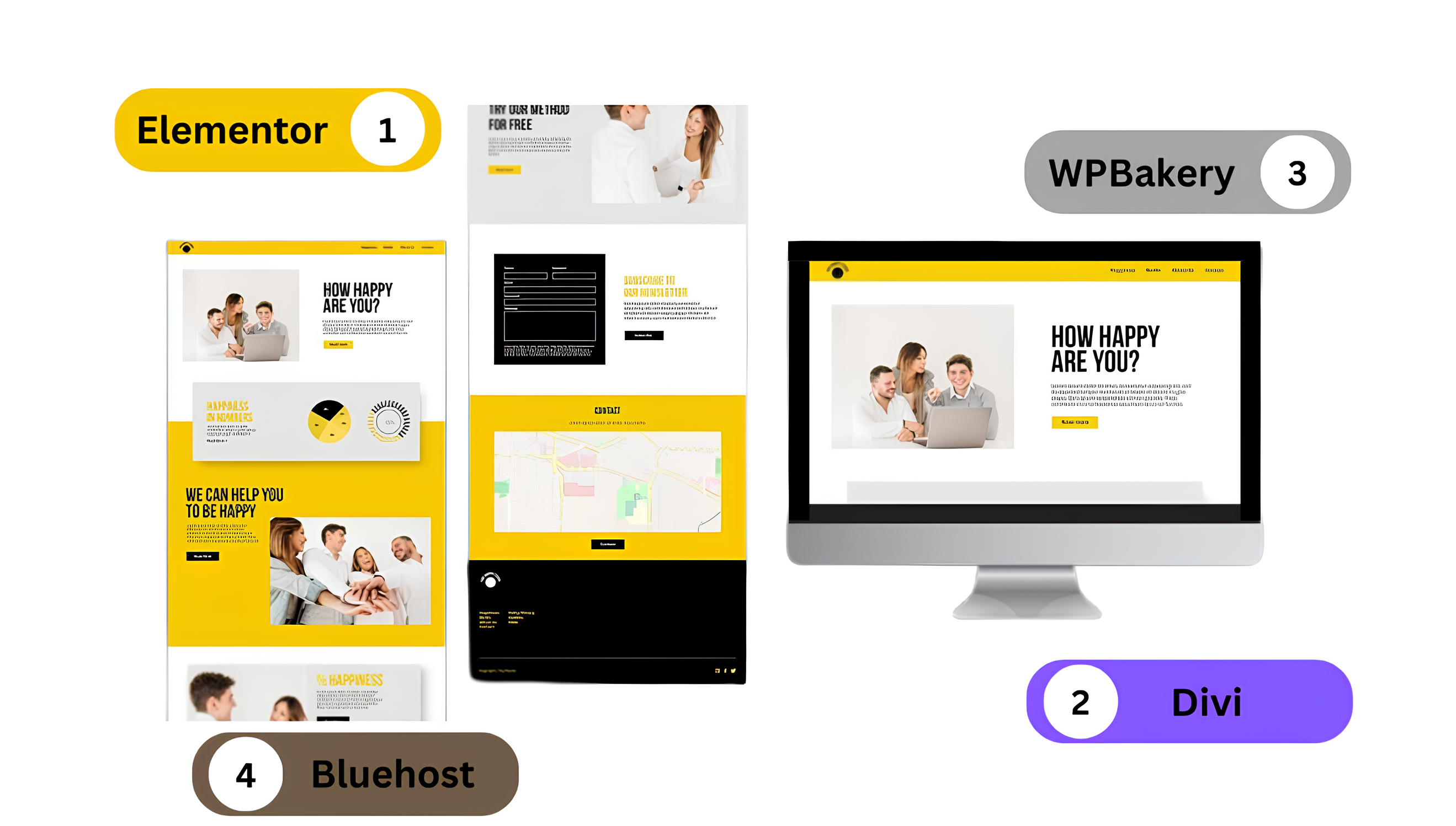 WordPress Website Builders Showcase